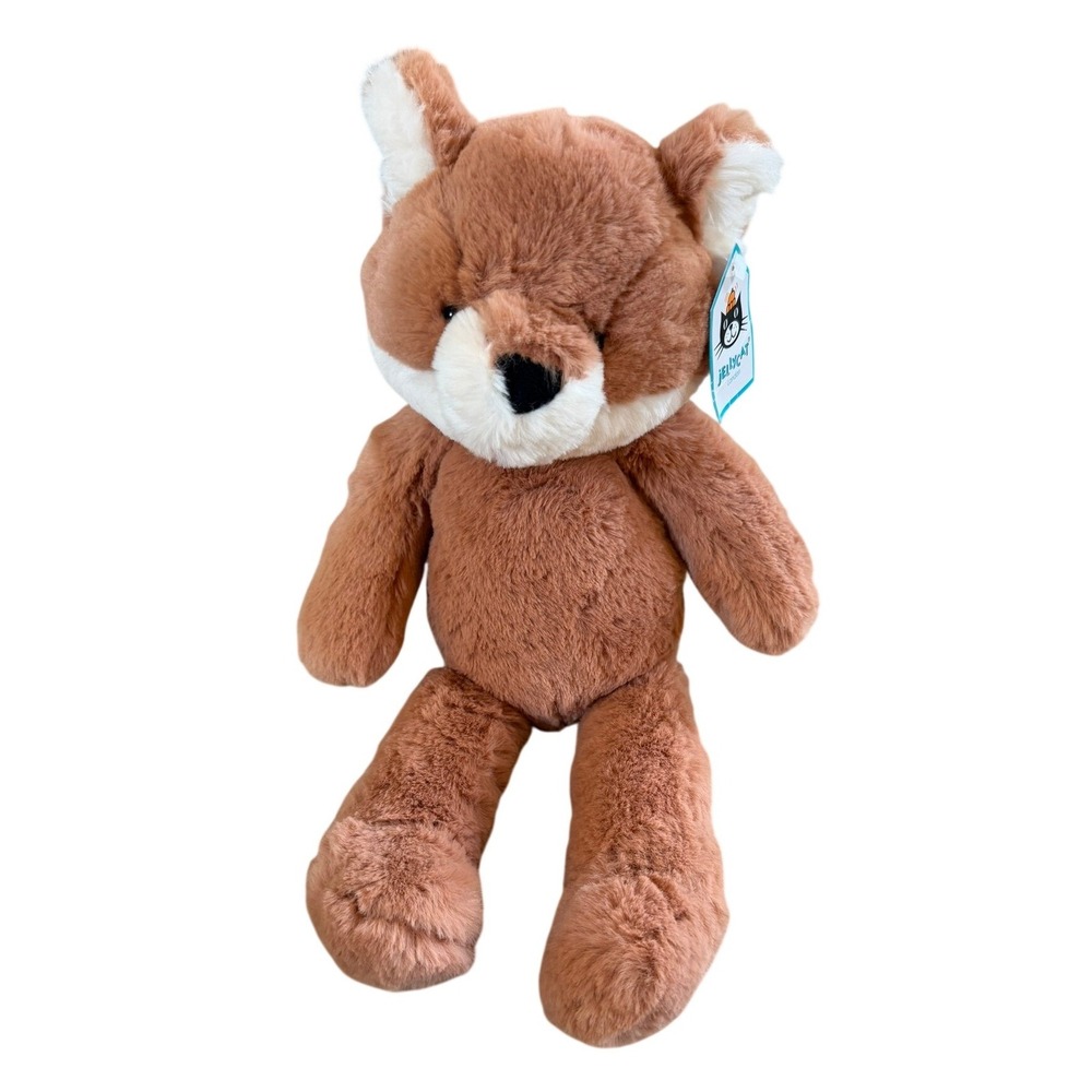 NWT Jellycat Medium Beckett Fox Plush Soft Toy Retired Rare HTF BECK3F